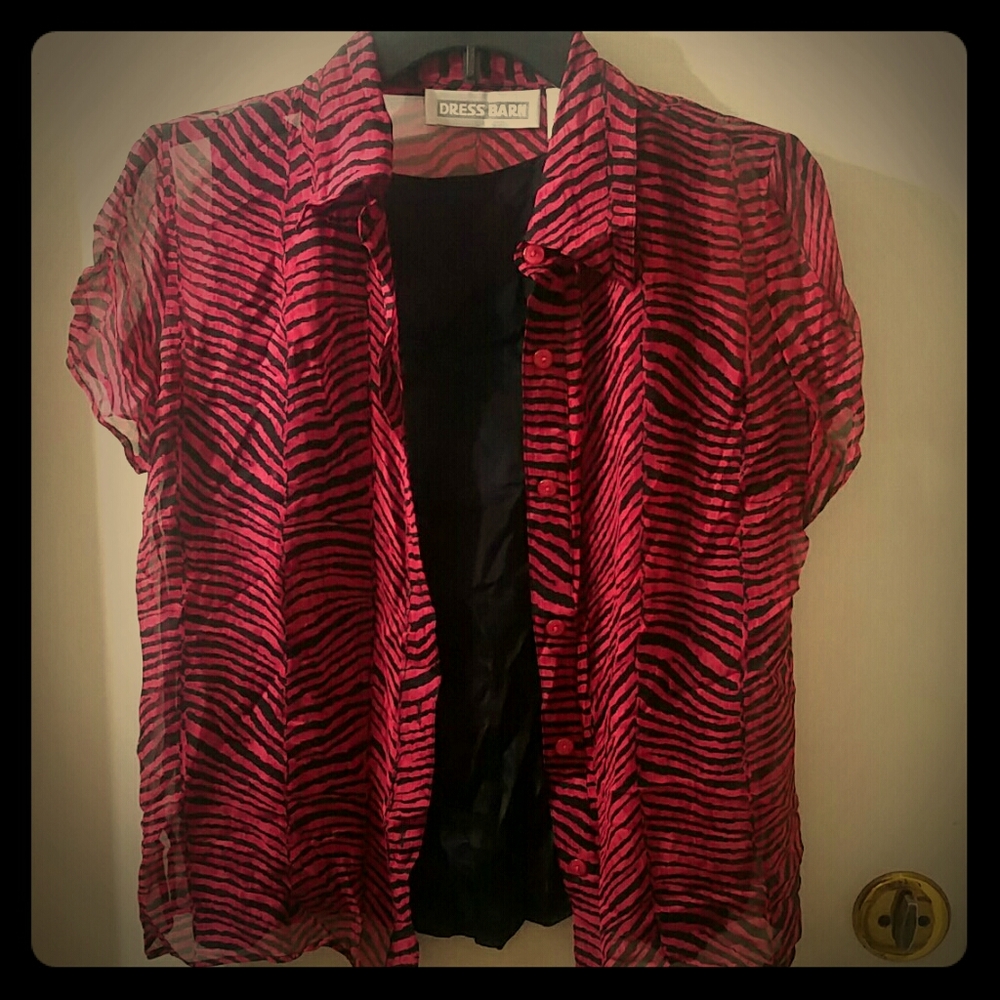 🎀 Dress Barn Small VTG Blouse